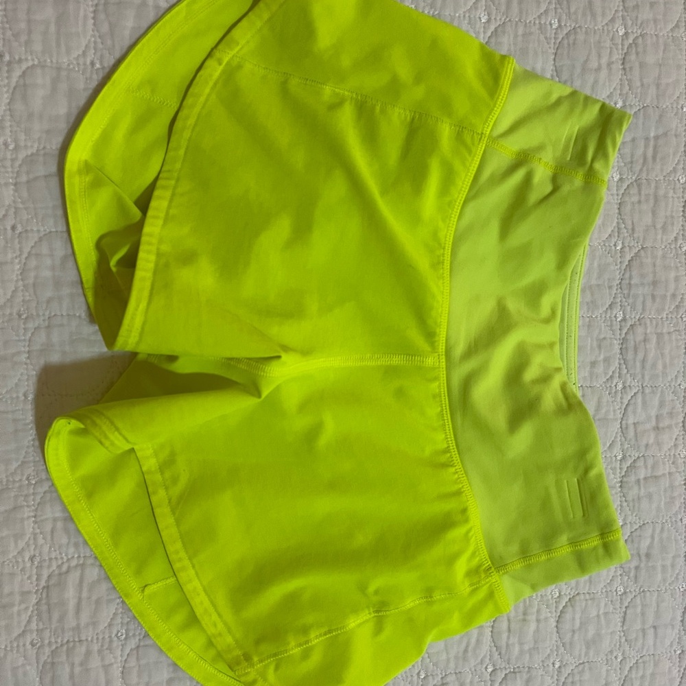 Lululemon size zero speed up shorts